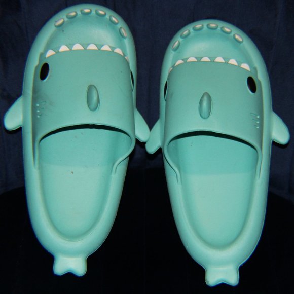 Like New Fun Shark sandals - Picture 2 of 4